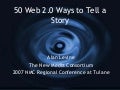 50 Web 2,0 Ways to Tell a Story