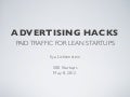 Advertising Hacks for Startups