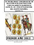 50 ejercicios combinados ambito numerico hasta 20 con uso de naipe español