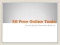 50 Free Online Tools for Small Businesses