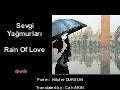 Sevgi Yağmurları - Rain Of Love - Türkçe - İngilizce - Şair Can AKIN - Şiir Kitabı - Aşk - Seni Seviyorum‏