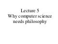Computer Science and Ontology