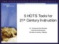 5 Hots Tools For 21st Century Instruction