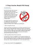 5 things basketball coaches should stop doing