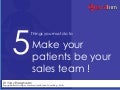 5 things to increase patient experience