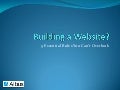 Building a new website? Five essential rules you cannot overlook | Hari Kant & Eli Alston, Altius Software