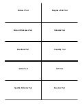 6. pink sheet flashcards