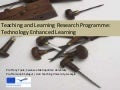 Teaching and Learning Research Programme Technology Enhanced Learning (TLRP(TEL))
