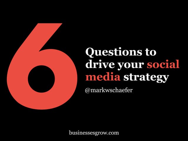 6 Questions to Lead You to a Social...