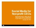 Sarah Durham, BigDuck: Social Media for Nonprofit CEOs