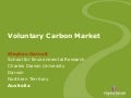 Stephen presentation on Voluntary carbon market