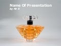 Crystal Perfume Bottle Free Powerpoint Template