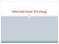 international strategy IBM