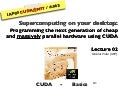 IAP09 CUDA@MIT 6.963 - Lecture 02: CUDA Basics #1 (Nicolas Pinto, MIT)