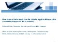 Resource Lists and the Ex Libris application suite, By Richard Cross (Nottingham Trent University)