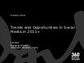6 trends in social media 2011 by john bell