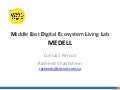 6th Wave members Middle East Digital Ecosystems Living Lab