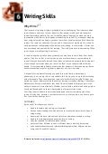 Communication Skills: Writing