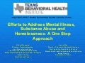 7 22 2010 Efforts To Address Mh Sa And Homelessness A One Stop Approach