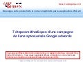 7 etapes methodiques d'une campagne de liens sponsorises Google adwords