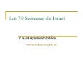 70 semanas de Israel