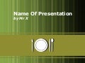 Lunch Table Free Powerpoint Template