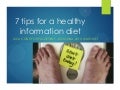 7 consigli per una dieta informativa equilibrata