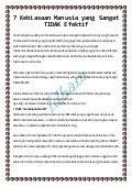 7 kebiasaan manusia yang sangat tidak efektif
