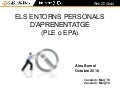 Entorns personals d&rsquo;aprenentatge (PLE)