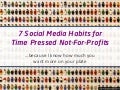 #CU12: 7 social media habits for time pressed not for-profits - Ben Teoh at Connecting Up 2012