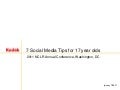 7 Social Media Tips for 17 Year Olds