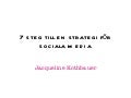 Sju steg till en social mediestrategi