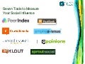 7 Tools to Measure Your Social Influence 