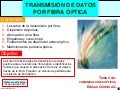 8.2 Transmision de datos por fibra óptica