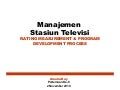 Rating Measurement & TV Program Development