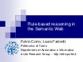 Rule-based reasoning in the Semantic Web