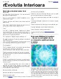 rEvolutia Interioara: Spiritualitate si Armonie Spirituala