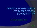 Gastrectomía laparoscópica - CICAT-SALUD
