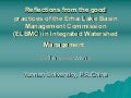 Reflections from the good practices of the Erhai Lake Basin Management Commission (ELBMC) in Integrated Watershed Management