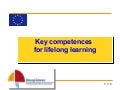 Key competences for lifelong learning