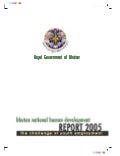  Bhutan Human Development Report: The Challenge of Youth Employment” (UNDP) 2005