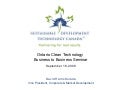 SDTC - Ontario Clean Technology Business to Business Seminar