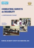 HI 92a - Conducting surveys on disability : a comprehensive toolkit