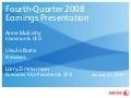 Xerox Q4 2008 earnings release