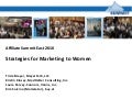 Strategies for Marketing to Women