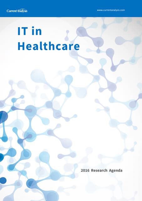 IT in Healthcare_2016 Research Agenda