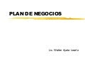 Ejemplo de un Plan de Negocios
