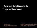 Gestion inteligente del capital humano