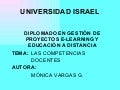 Las Competencias Docentes