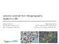 Lessons Learned From Neogeography   Nc Gis 2009
